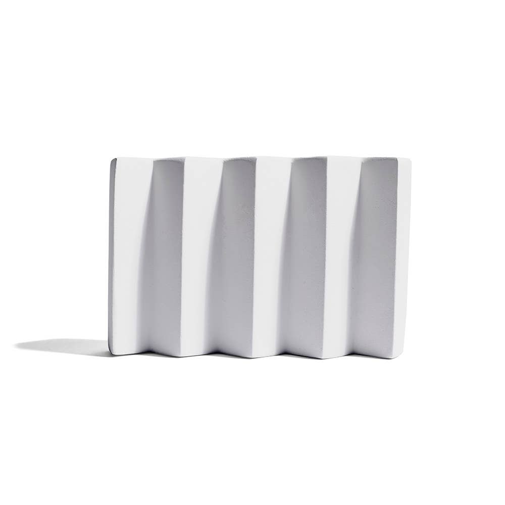 Modern Cement Soap Dish - White