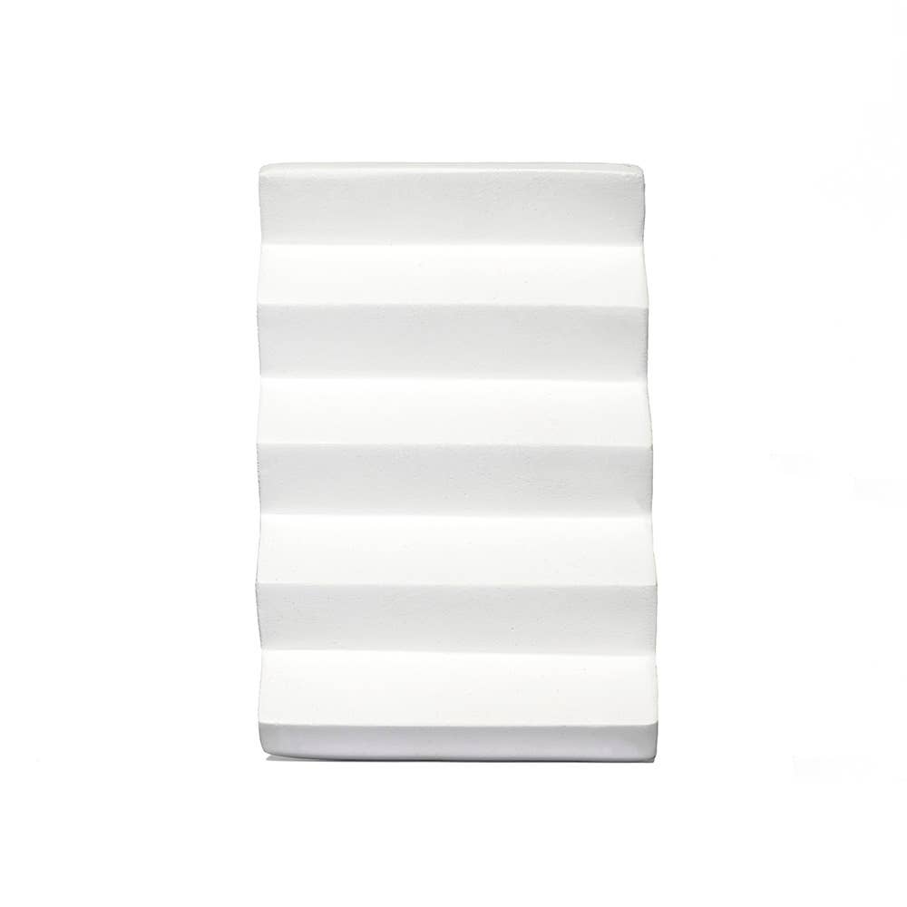 Modern Cement Soap Dish - White