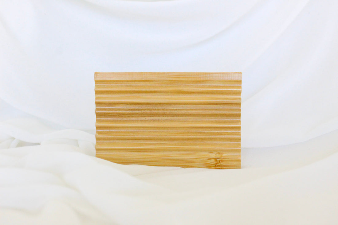 Bamboo Wavy Soap Dish