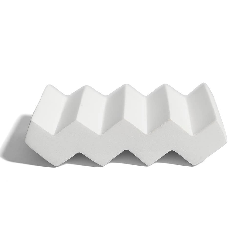 Modern Cement Soap Dish - White