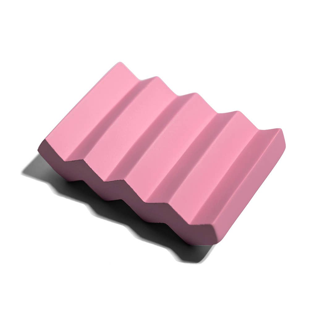 Modern Cement Soap Dish - Pink